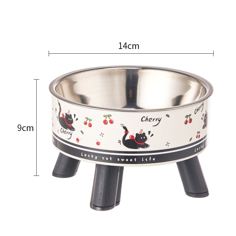 Anti-Overturn High-Foot Pet Bowl