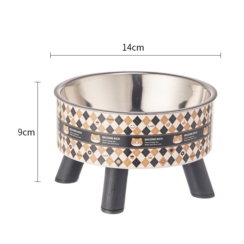 Anti-Overturn High-Foot Pet Bowl