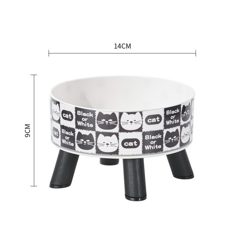 Anti-Overturn High-Foot Pet Bowl