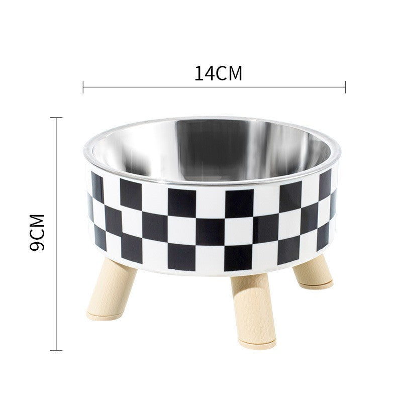 Anti-Overturn High-Foot Pet Bowl