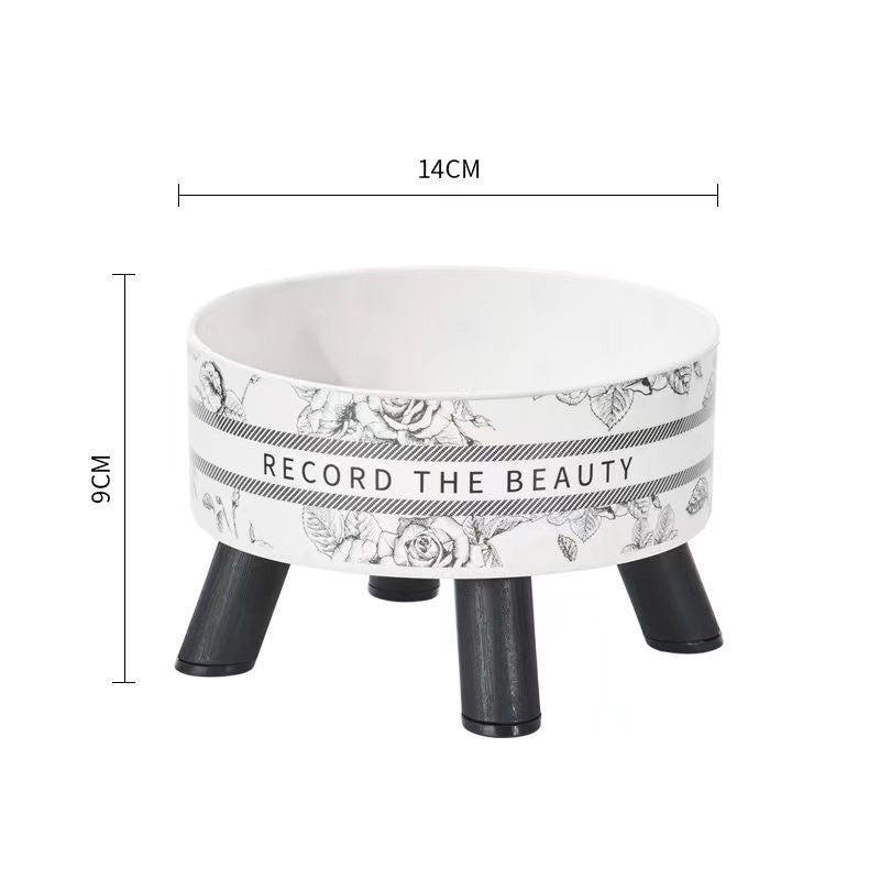 Anti-Overturn High-Foot Pet Bowl