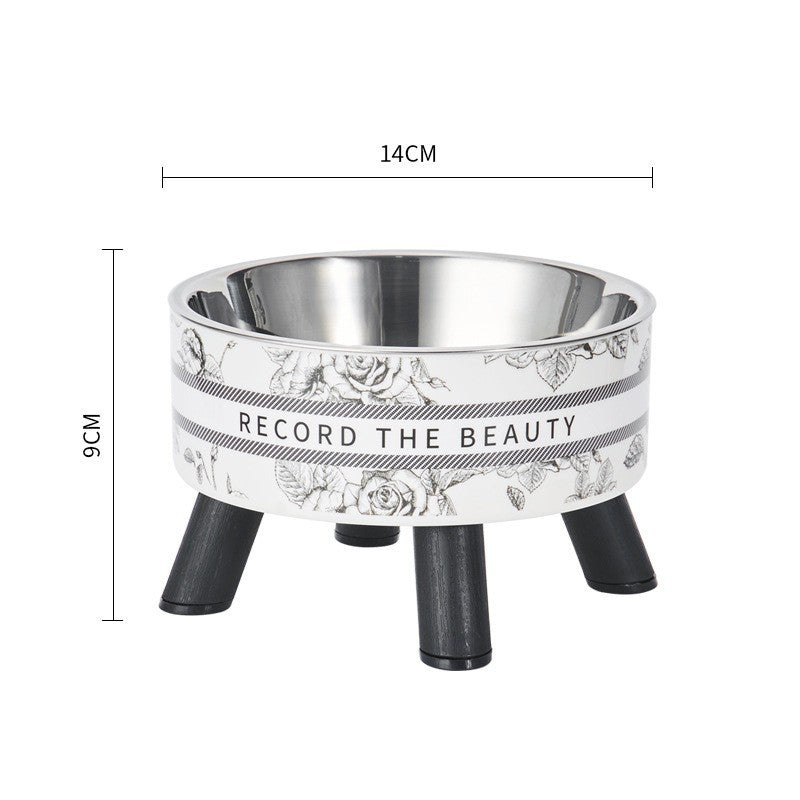 Anti-Overturn High-Foot Pet Bowl