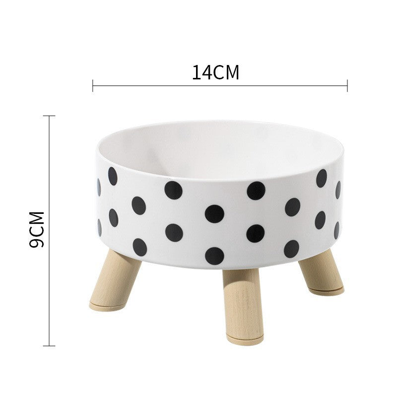 Anti-Overturn High-Foot Pet Bowl