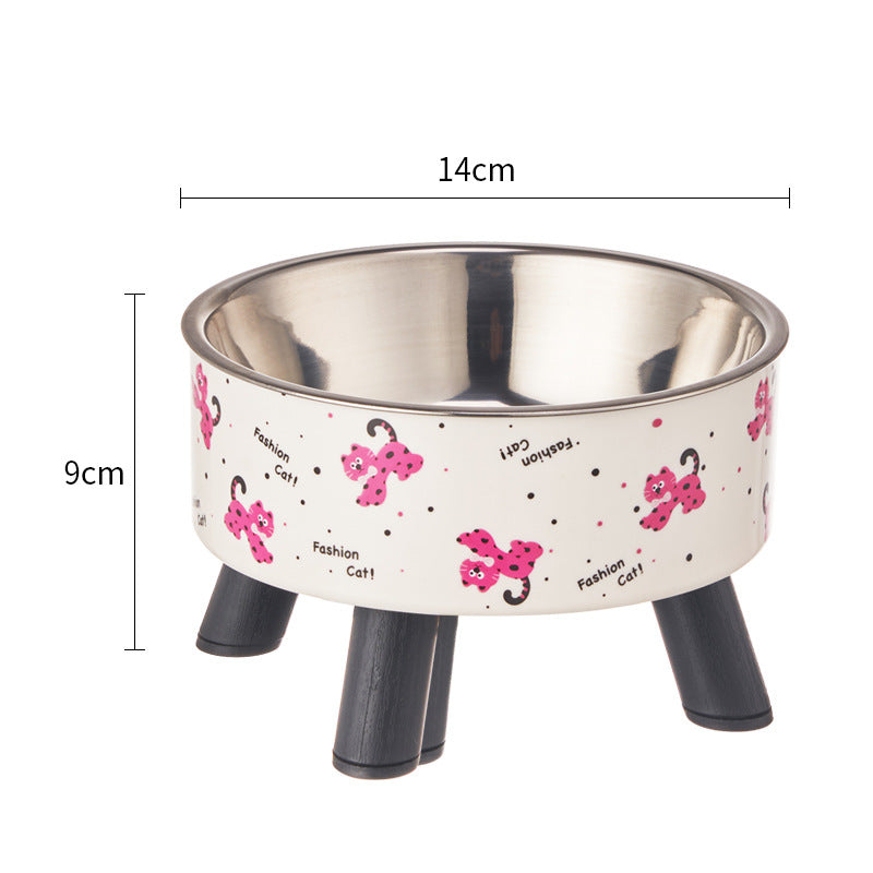 Anti-Overturn High-Foot Pet Bowl