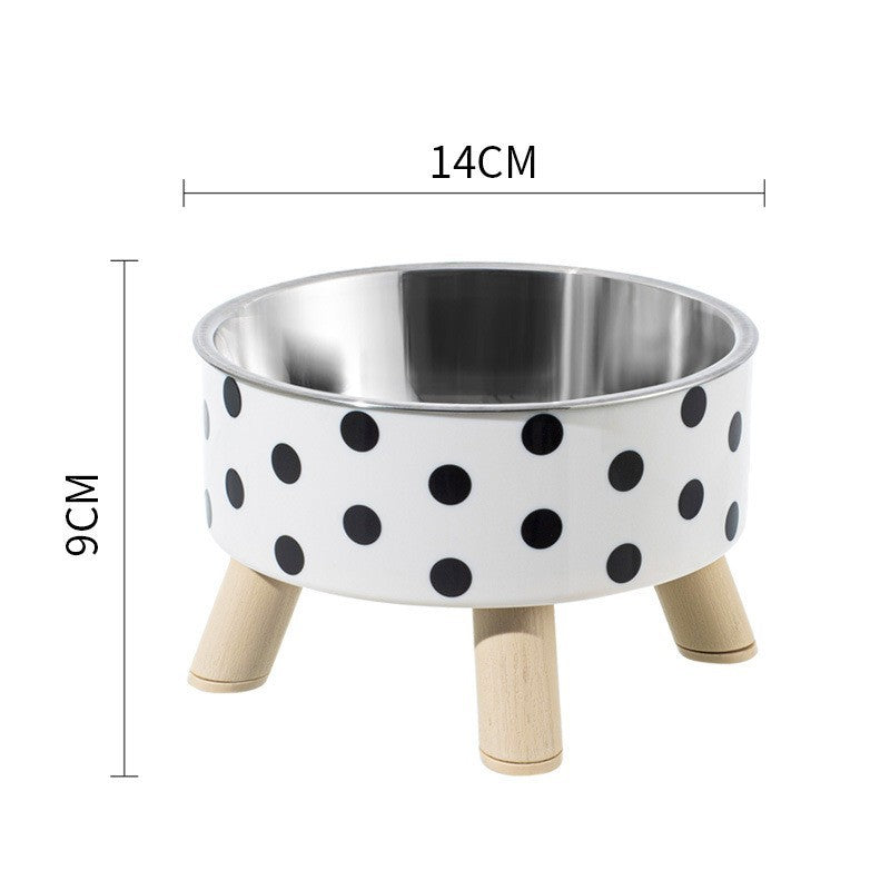 Anti-Overturn High-Foot Pet Bowl