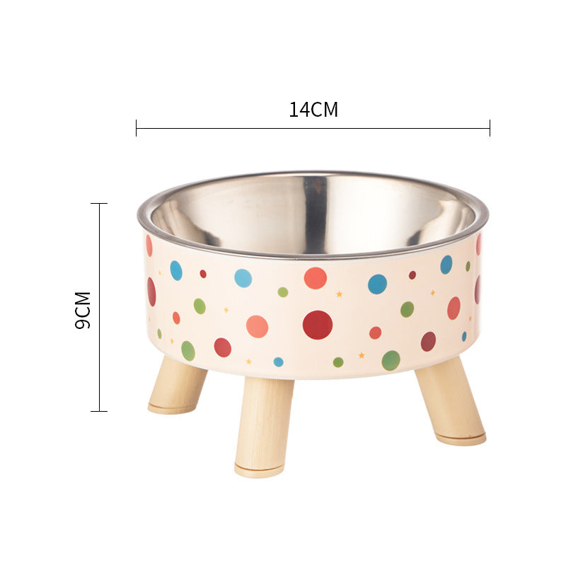 Anti-Overturn High-Foot Pet Bowl