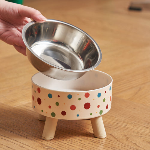 Anti-Overturn High-Foot Pet Bowl