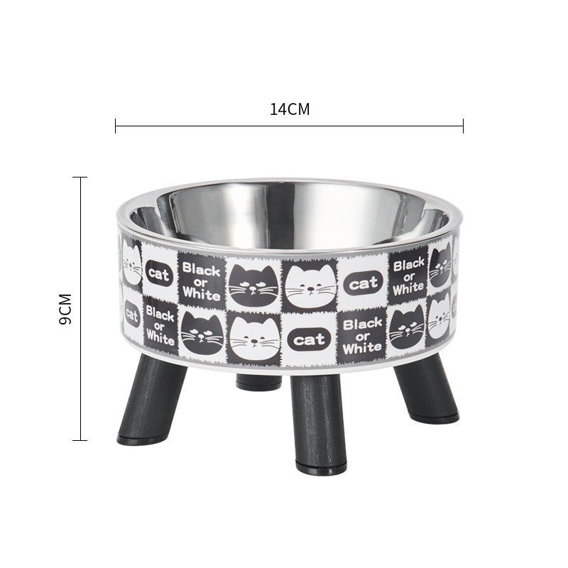 Anti-Overturn High-Foot Pet Bowl
