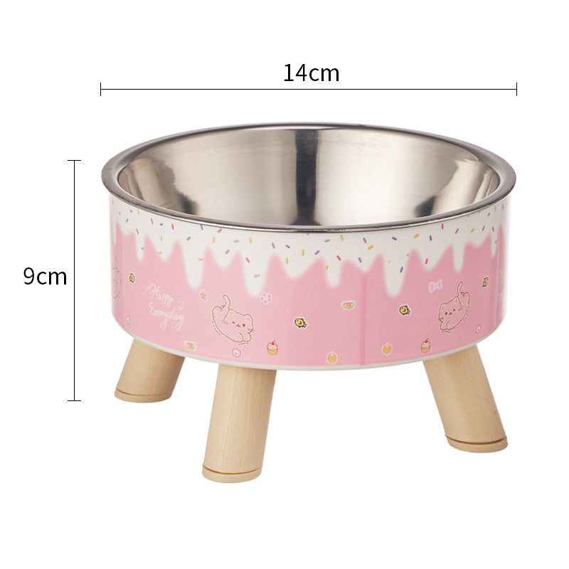 Anti-Overturn High-Foot Pet Bowl