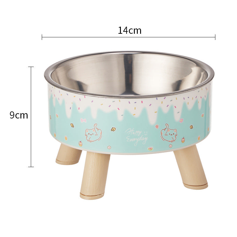 Anti-Overturn High-Foot Pet Bowl