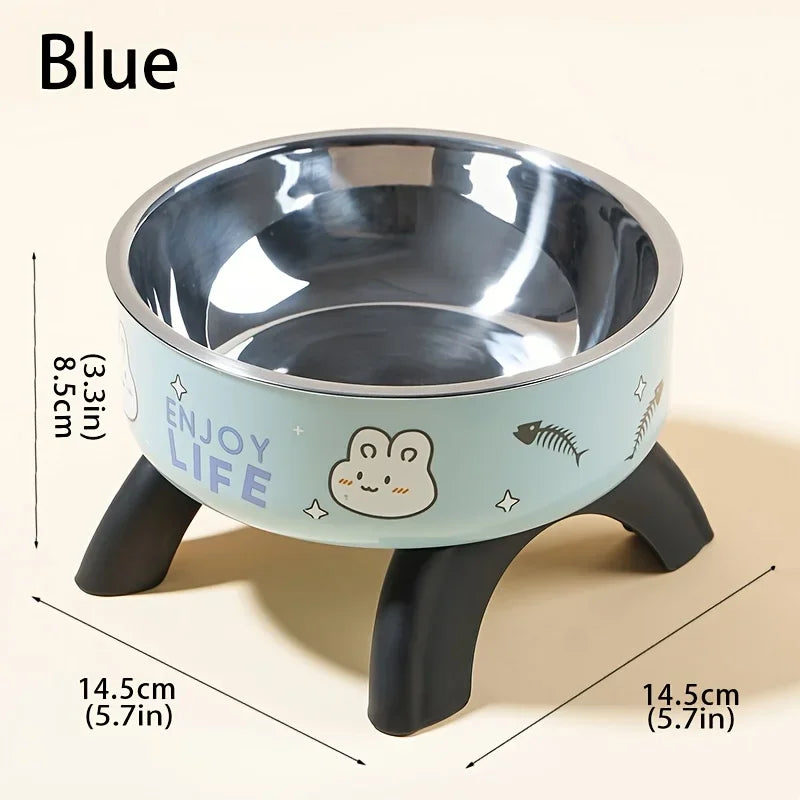 Anti-Tip Elevated Pet Bowl