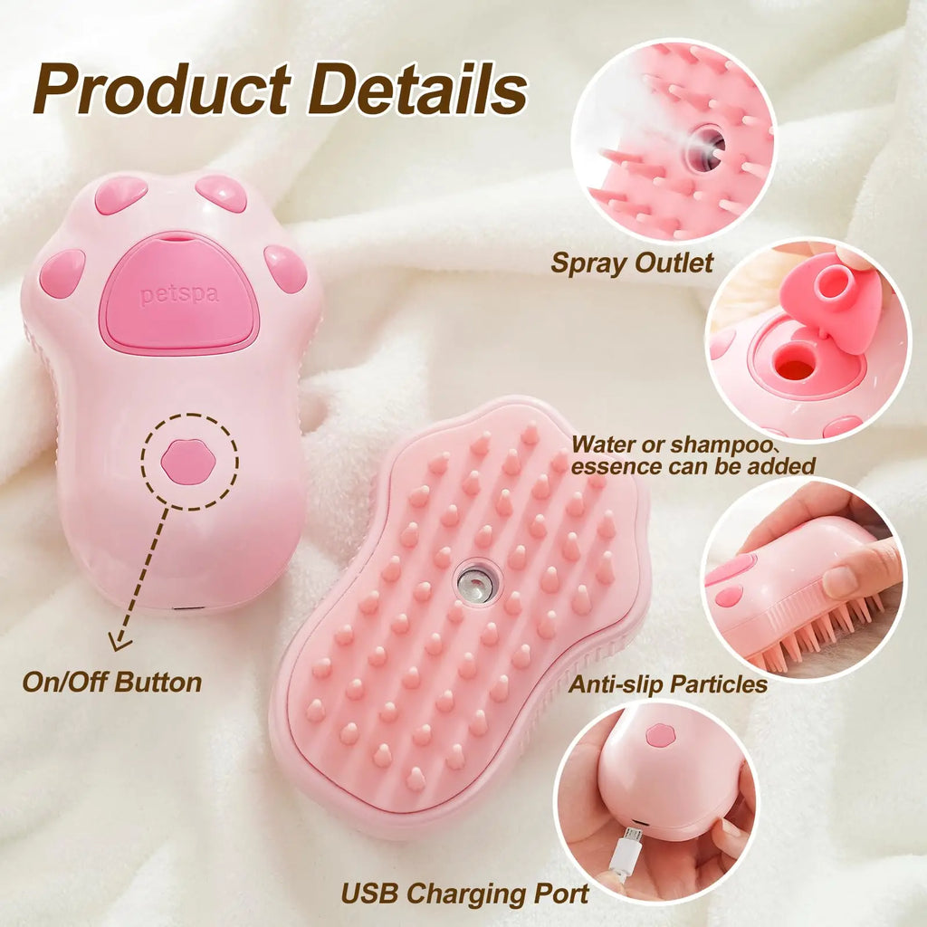 Steam Grooming Brush