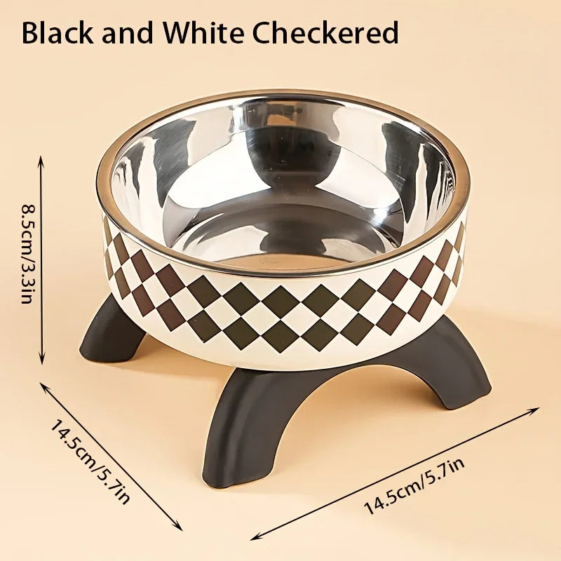 Anti-Tip Elevated Pet Bowl